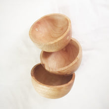 Load image into Gallery viewer, Natural Wood Mixing Bowl
