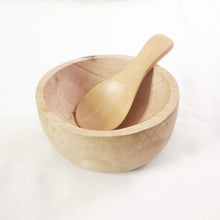 Load image into Gallery viewer, Natural Wood Mixing Bowl
