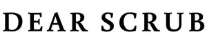 Dear Scrub Logo Plain Text Roman Characters