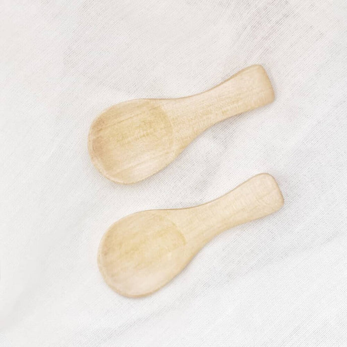 Mini wooden spoon scoop